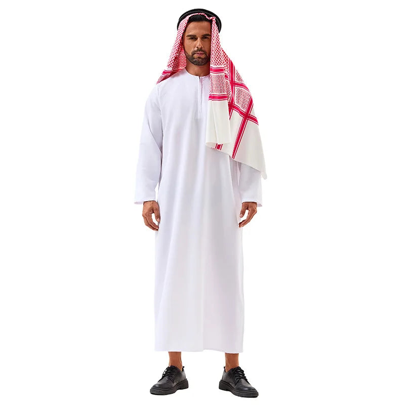 Men Arabia Arab Sheikh Costume Shepherd Arabian Prince Cosplay for Adult Fantasia Purim Halloween Costumes