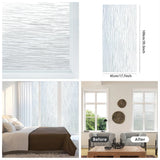 Window Privacy Film Frosted Glass Window Film Static Cling UV Blocking Removable Window Clings Opaque Window Stickers Vinyl