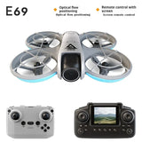 E69 Mini Drone Equipped With Screen Control Dual Cameras Optical Flow Aircraft Remote Control Aircraft, Suitable For Beginners