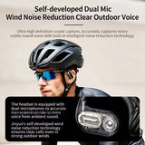 New Wireless Headphones Bluetooth 5.4 Earphones True with Mic Button Control Noise Reduction Sports Earhooks Waterproof Headset