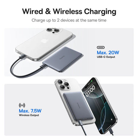 Baseus 5000mAh portable power bank 15W fast charging