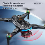Lenovo A14 Pro Max Drone 8K HD Three Camera GPS Brushless Optical Flow Obstacle Avoidance 4.5-inch large screen UAV RC 20000M