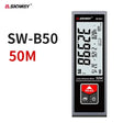 Mini Metal Laser Distance Meter Rechargeable Rangefinder High Accuracy UK