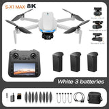 Lenovo  Drone GPS RC 8K Professional HD Aerial Photography Laser obstacle avoidance Aircraft Quadcopter Three-axis gimbal Dron
