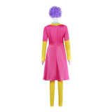 Halloween 2024 Adult The Simposons Maggie Simpson Costume Female Pink Selma Dress Outfits Women's Partty Bouvier Simpson Cosplay