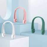 Stretchable Hands-Free Cooling Neck Fan, 3 Adjustable Speed Modes, Portable with 4000mAh Rechargeable Battery