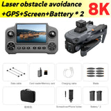 Lenovo V918 Max Drone with LCD Screen Remote Control GPS Laser Obstacle Avoidance 8K Professional Camera FPV 3000M RC Gifts