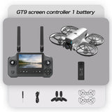 Lenovo GT9 Drone GPS Foldable Quadcopter Display Dual Lens 2.4G WiFi Optical Flow Positioning Powerful Brushless Motor HD Aerial