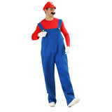 Halloween Costume Party Dress, Mary Costume, Cosplay, Adult Men And Women's Costume, Mario Performance Costume