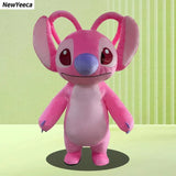 Giant Blue Stitch Inflatable Mascot Costume Disney Character Cosplay Costume Disney Advertising Fancy Dress Anime Adult Suits