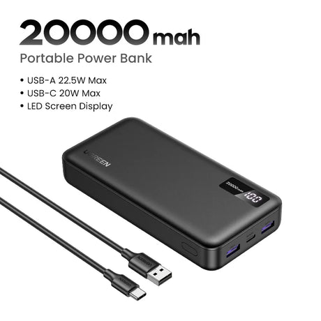 UGREEN 10000mAh portable power bank 5W fast charging