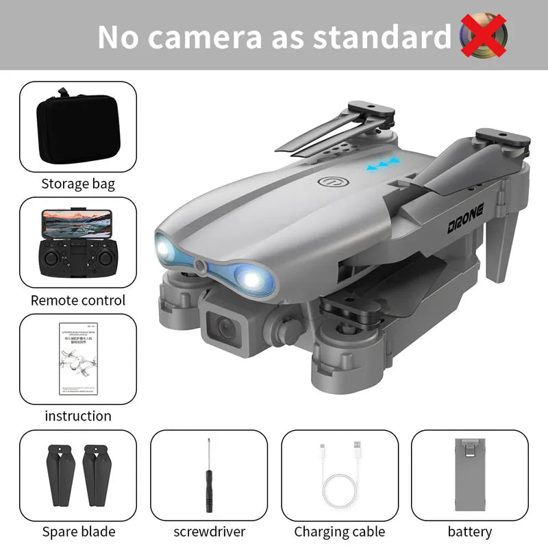 E99&K3 Pro Drone with 4K Dual Camera Optical Flow Aerial Photography Four Axis RC Aircraft fpv Fixed Height DronToy Foldable Toy
