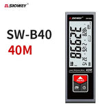 Mini Metal Laser Distance Meter Rechargeable Rangefinder High Accuracy 40M 50M 60M Measuring Tape Construction Measuring Tool