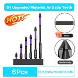 10/20PCS PH2 Impact Driver Bit Set Magnetic Cross Screwdriver Set Impact Drill Bit Screw Alloy Steel Non-slip Cross Screwdriver