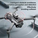 RC Drone M66 MAX 8K Wide-Angle HD TripleProfessional Camera WiFi FPV Height Hold RC Drone Aircraft Quadrotor Drone
