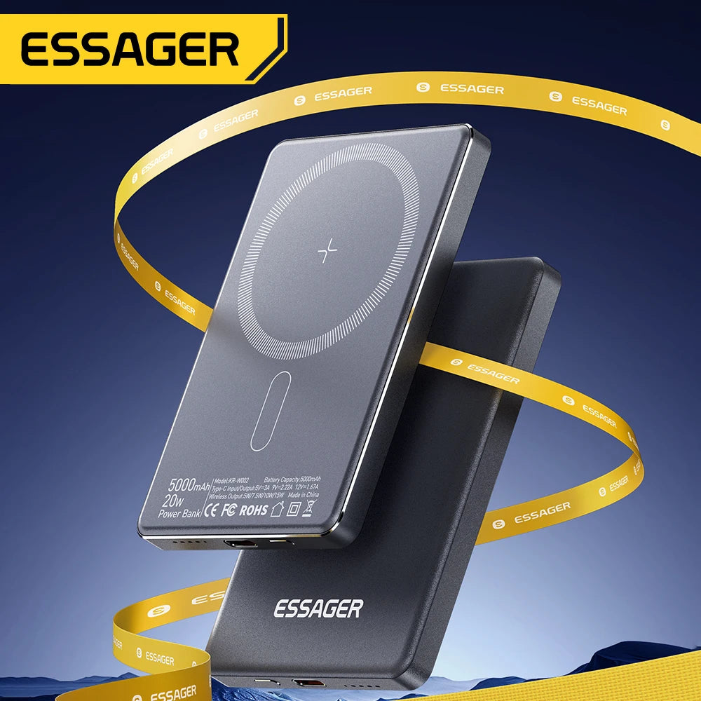Essager 5000mAh portable power bank 20W fast charging