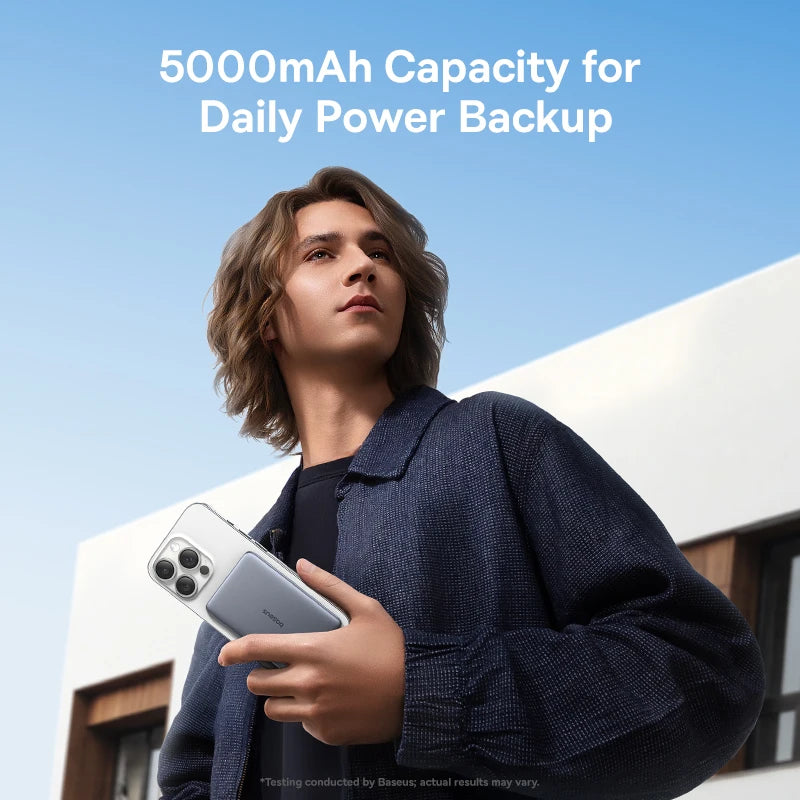 Baseus 5000mAh portable power bank 15W fast charging