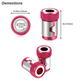 Magnetic Ring Screwdriver Bit Holder Cross Phillips Magnet 1/4 Strong Magnetizer Removable Part Adapter Screw Driver Power Tool