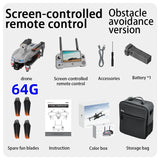 AE60 Ultra GPS Drone Professional 8K Camera With Screen 5G Wifi FPV 3-Axis Gimbal Obstacle Avoidance Quadcopter  RC Dron