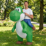 Funny Ride On Dinosaur Inflatable Costume Quick Inflation T-Rex Suit Halloween Carnival Party Fancy Dress Cosplay for Adults