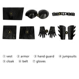 Bruce Cosplay Costume Wayne Men Disguise Full Set Halloween Carnival Suit