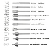 Woodworking Router Bit HSS Milling Cuuter for Dremel Rotary Tools DIY Wood Carbide Carving Engraving Trimming Drilling Carpentry