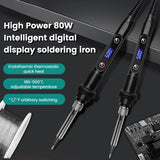 NEW Electric Soldering Iron 16IN1 80W LCD Digital Display 180-500 Adjustable Replaceable Head Soldering Iron Tin Pen Welding Kit