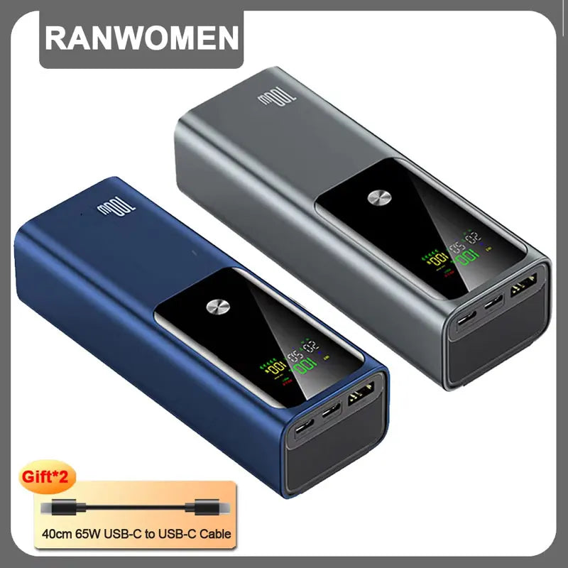 20000mAh portable power bank 100W fast charging