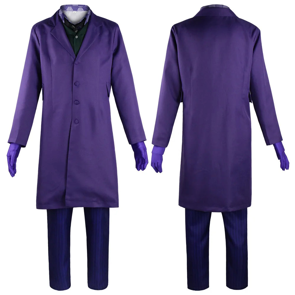 Role Playing Costumes Include Dark Knight, Batman, and Double Delusion. Multiple Costumes Are Available, Including Joker Costume