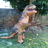 Adult Inflatable Dinosaur Halloween Costume, T-Rex Fancy Dress Outfit for Halloween Parties, Cosplay, Festivals and Role Play