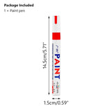 6 Pcs Colorful Permanent Paint Marker Waterproof White Markers tire tread rubber fabric Paint metal 12 Colors Paint Marker Pens