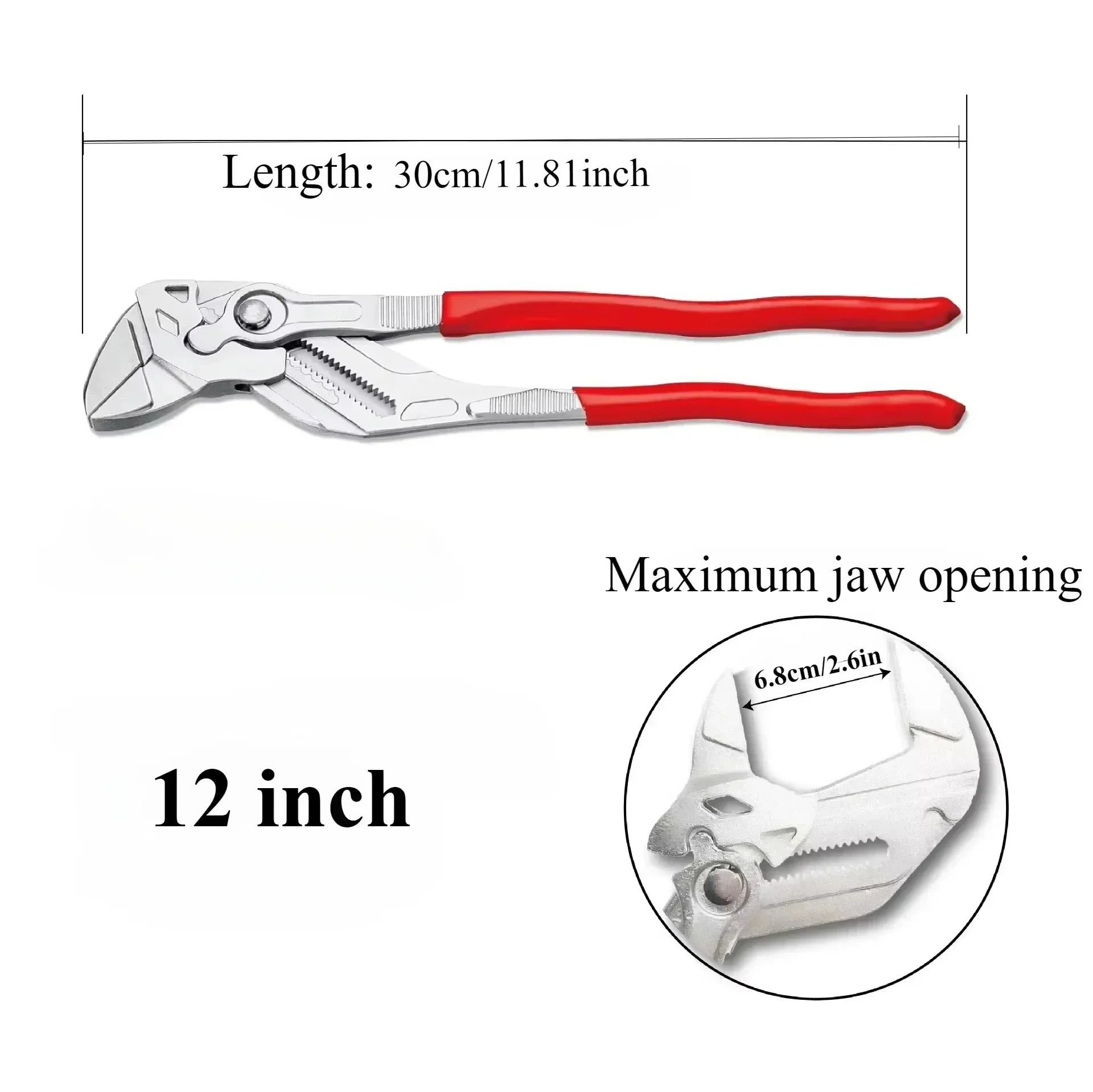 Eagle Beak Wrench Water Pipe Pliers Multi-function Adjustable Spanner Press Clamp Large Opening Plumbing Household Tools