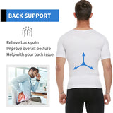Men's Slimming Body Shapewear Posture Vest Tummy Abdomen Corrector Compression Body Modeling Fat Burner Chest Tummy Shirt Corset
