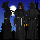 Halloween cosplay costumes ancient costumes medieval monk costumes monk robes wizard costumes priest costumes mask costume
