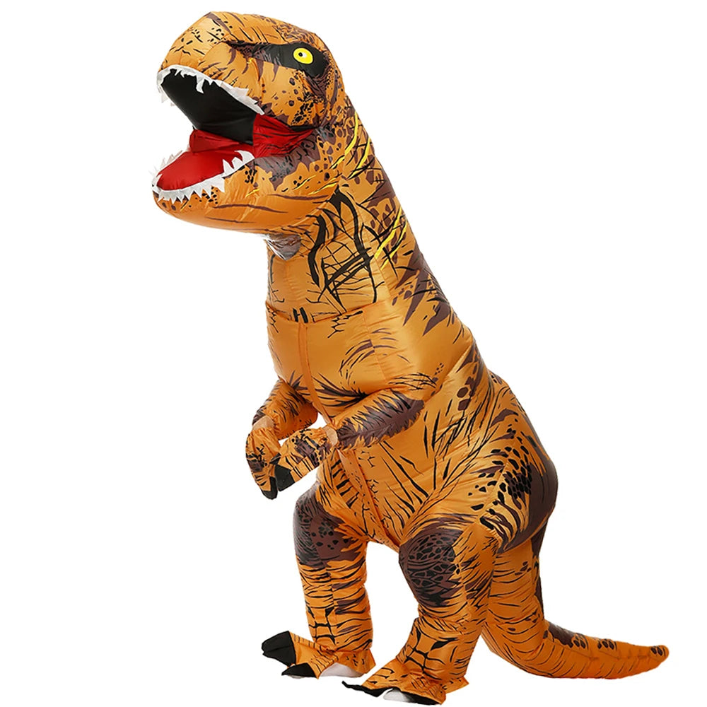 T-Rex Dinosaur Costumes Full Body Half Body Inflatable Outfits Funny Party Props Halloween Purim Carnival Party Performance Wear