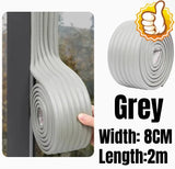 5Roll Acoustic Foam  Window Sealing Strip Self-adhesive for Door Window Windproof Tape Door Serl Gap Air Leakage Filling Strip