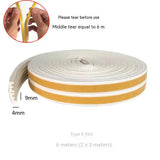 Door and window sealing strip, window windproof, warm insulation, aluminum alloy anti-theft door, door seam, door bottom soundpr