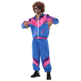 Halloween Couples Hippie Costumes for Women Male Vintage 70s 80s Rock Disco Cosplay Outfits Hip Hop Disco Hippie Costume