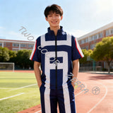 Anime My Hero Academia Cosplay School Gym Sport Suit Costume for Men Women Uniform T-shirt Pants Gymnastics Set for Roleplay
