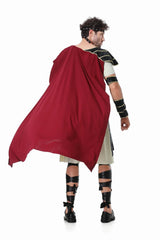Medieval Roman Royal Knight Warrior Cosplay Halloween Costume For Men Adult Carnival European Gladiators Soldier Cloak