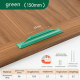 Self-adhesive easy-install kitchen cabinet drawer colorful handles furniture door windows sliding glass door push-pull handle