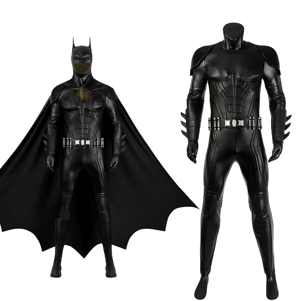 Bruce Cosplay Costume Wayne Men Disguise Full Set Halloween Carnival Suit