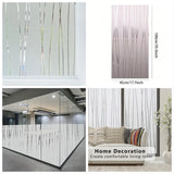Window Privacy Film Frosted Glass Window Film Static Cling UV Blocking Removable Window Clings Opaque Window Stickers Vinyl