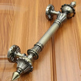 1PCS Chinese Thickened Zinc Alloy Glass Door Handle European Solid Wood Door Handle Antique Sliding Handle