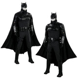 The Bat Bruce Cosplay Costume Superhero Bruce Cos Wayne Battle Armor Suit Halloween Carnival Outfits Uniform With Cloak Headgear