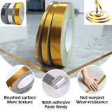 20M Ceramic Tile Beauty Seam Sticker Self-Adhesive Floor Waterproof Sealing Strip Gold Silver Ceramic Tile Tape Home Decoration