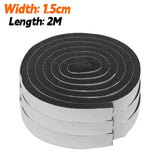 2/60M Anti-collision Sealing Strips Self-Adhesive Sponge Sealing Strip Window Door Home Dustproof Draught Insulation Foam Tapes