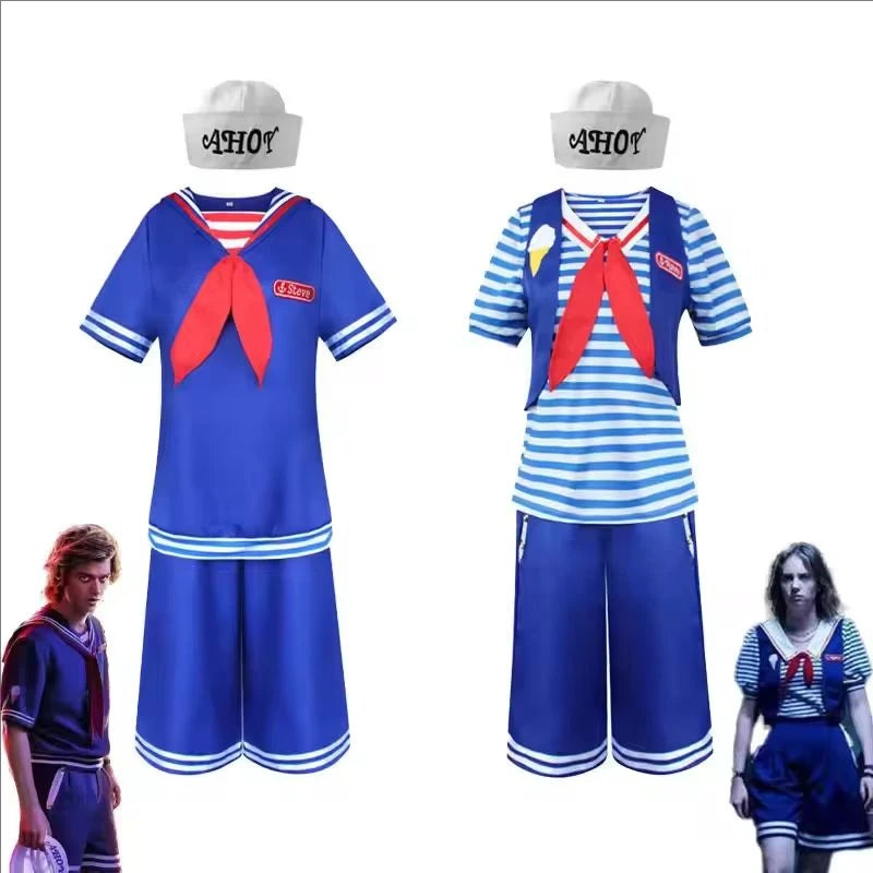 Halloween Cosplay Uniforms Navy Uniform Cosplay Robin Scoops Ahoy Cosplay Halloween Costume Uniform Fancy Dress
