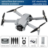 New D66 Drone with Large Screen Brushless Motor Obstacle Avoidance Remote Control Aircraft for Outdoor Entertainment