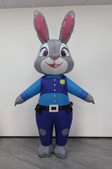 Hot Blue Stitch Inflatable Costume Anime Cartoon Minnie Mickey Outfit Adult Halloween Birthday Party Cosplay Show Inflated Suits
